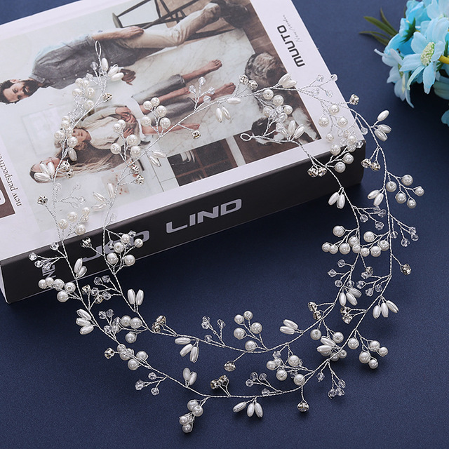 Crystal Pearl Bridal Hair Set