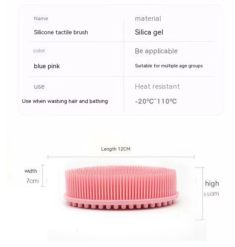 Silicone Bath Brush Double-sided Massage