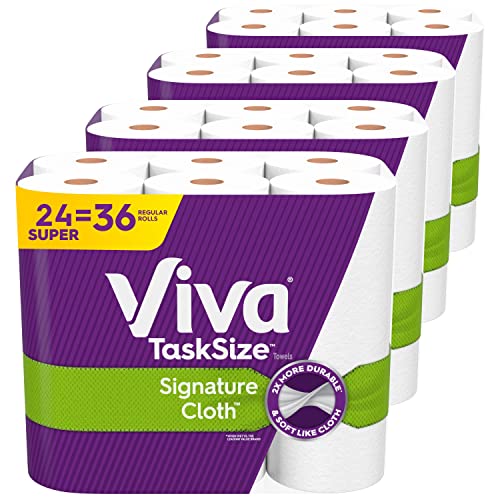 Viva Signature Cloth Paper Towels, 12 Triple Rolls, 141 Sheets per Roll