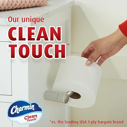 Charmin Ultra Strong Clean Touch Toilet Paper, 24 Family Mega Rolls = 123 Regular Rolls