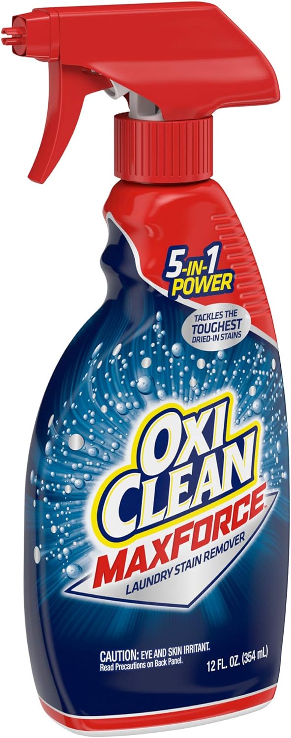 OxiClean Max Force Laundry Stain Remover Spray, 12 Fl. Oz, 3-Pack