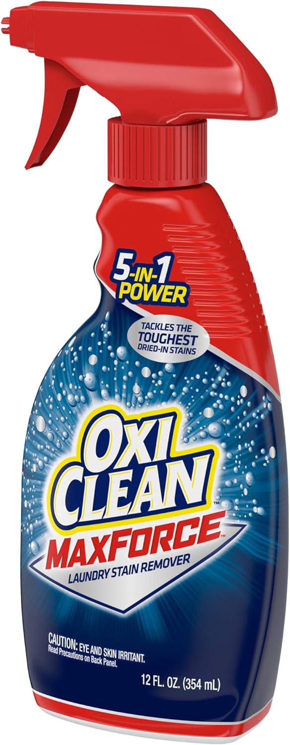 OxiClean Max Force Laundry Stain Remover Spray, 12 Fl. Oz, 3-Pack