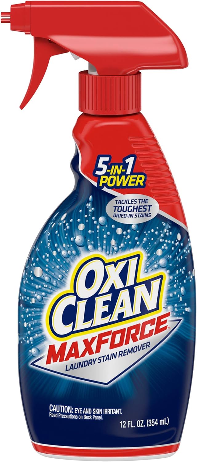 OxiClean Max Force Laundry Stain Remover Spray, 12 Fl. Oz, 3-Pack