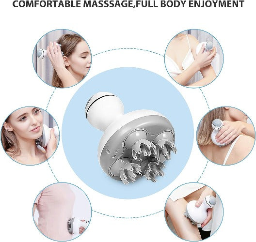 COMFIER Electric Cordless Hair Scalp Massager with Kneading 84 Massage Nodes