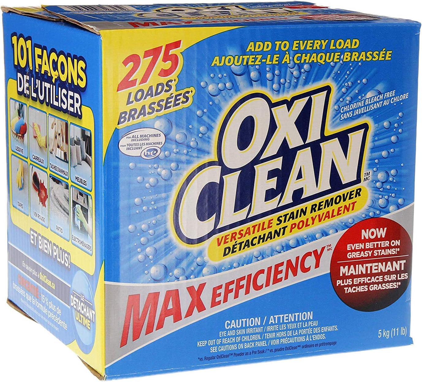 OxiClean Versatile Stain Remover with Max Efficiency (275 Loads)