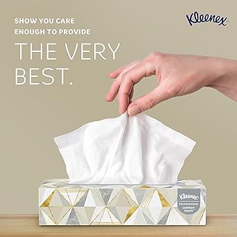 Kimberly-Clark Kleenex Professional Facial Tissue | Flat 12 Boxes/Convenience Case