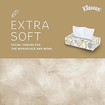 Kimberly-Clark Kleenex Professional Facial Tissue | Flat 12 Boxes/Convenience Case