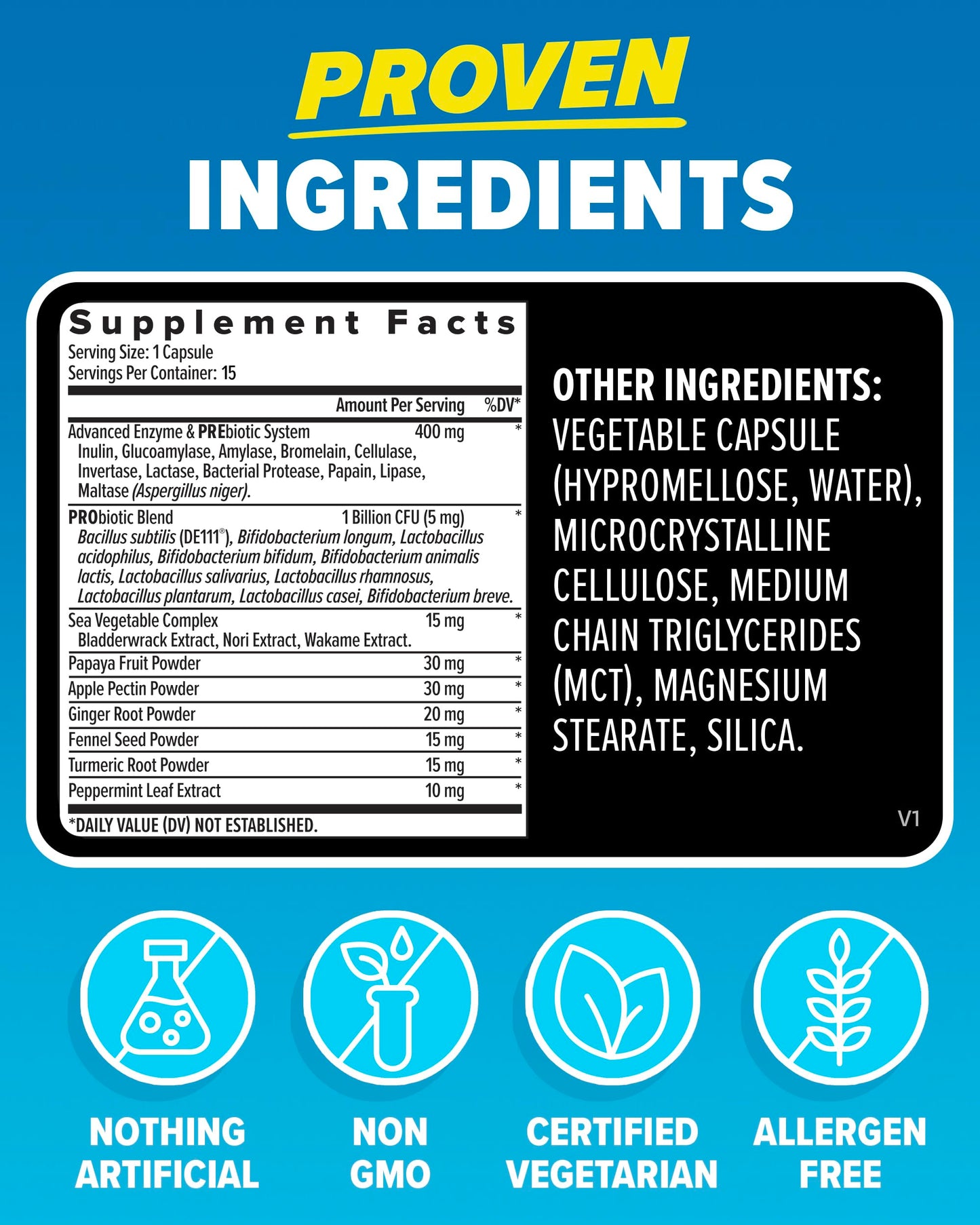 Dude Wipes & Zenwise #2 Bundle - 48 Flushable Wipes and 15 Digestive Enzymes with Probiotics and Prebiotics for Digestive & Gut Health