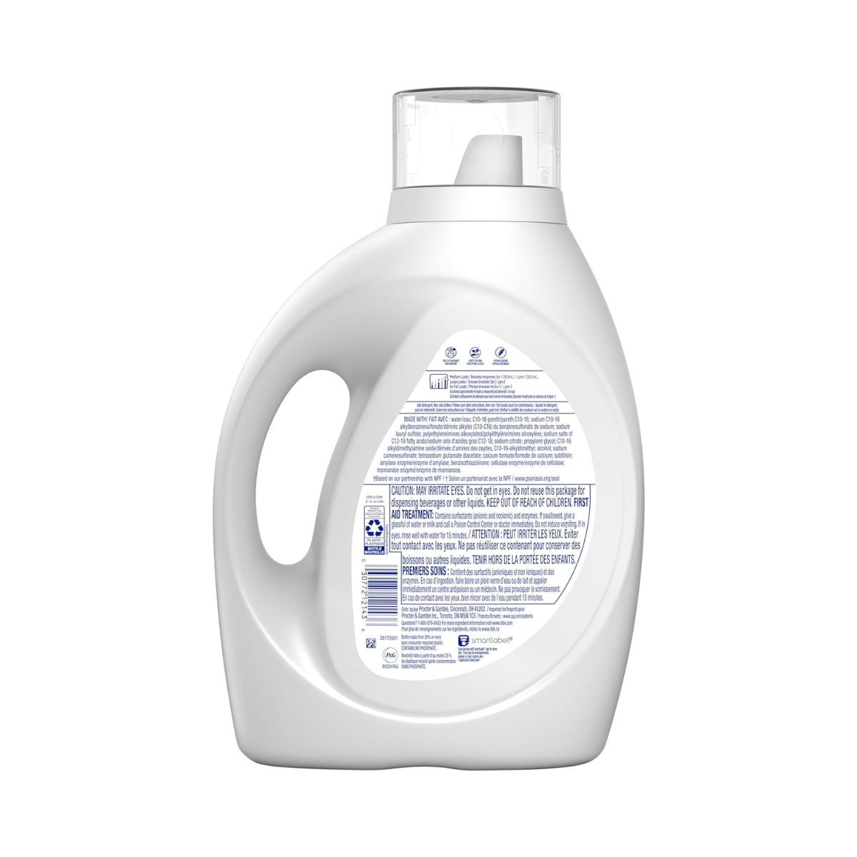 Tide Free & Gentle Liquid Laundry Detergent, 64 loads, 84 fl oz