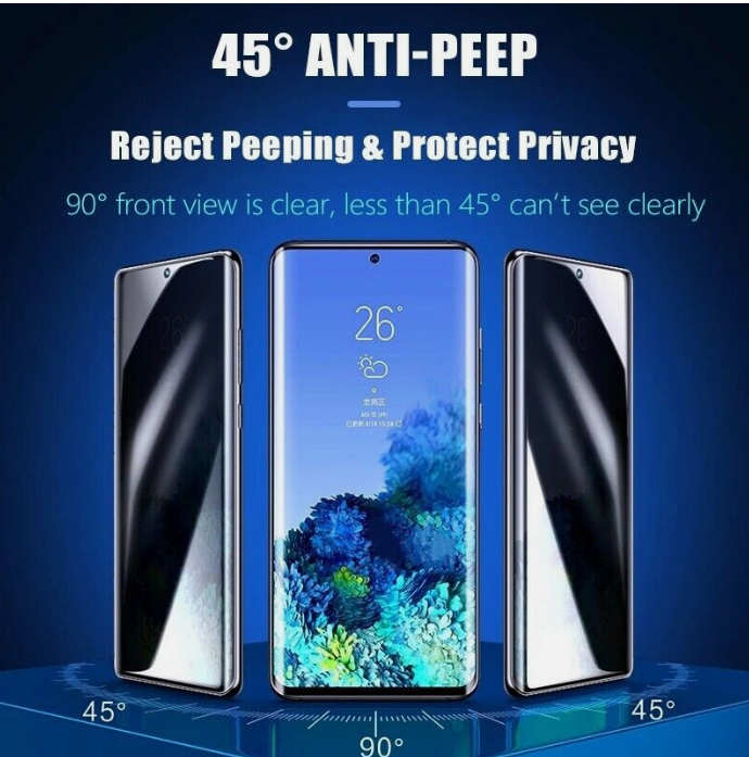 2-Pack Anti-Spy Privacy Hydrogel Screen Protector For Samsung S23 Ultra Plus S22