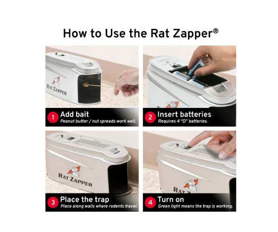 Rat Zapper Ultra Indoor Electronic Rat Trap